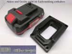 Battery holder for Lidl Parkside Performance Battery X20V PAP PAPS Black
